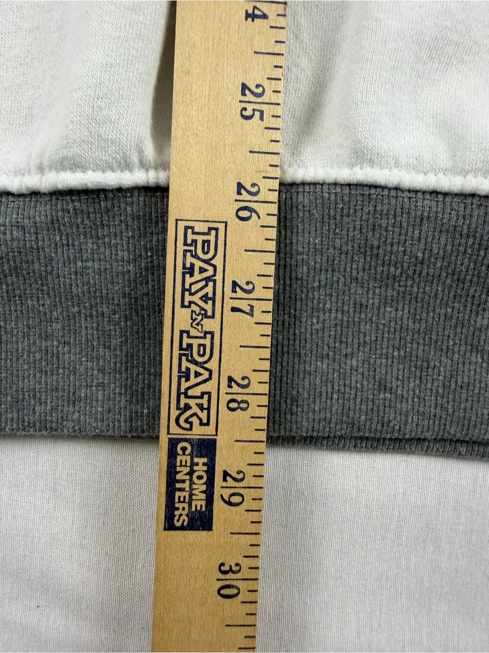 The North Face Colorblock Fleece Crewneck Sweatshirt White Black Gray Large